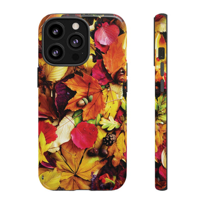 Aesthetic Tough Fall Leaves Foliage Premium Phone Case - For iPhone 17 Pro Max iPhone 16 Pro iPhone 15 Iphone 14 Plus 13 Pro 12 11 10 XR - Studio40ParkLane