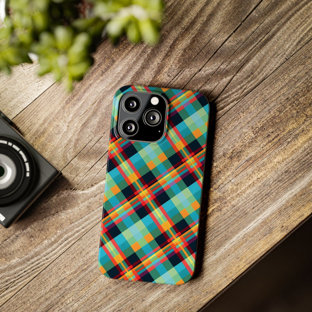 Slim Checkered Plaid Gift for Her Cute Phone Cases for Iphone 16 Pro Max | iPhone 15 Case | iPhone 15 Pro Max Case, Iphone 14, 13, 12, 11, 10, 8, 7 - Studio40ParkLane