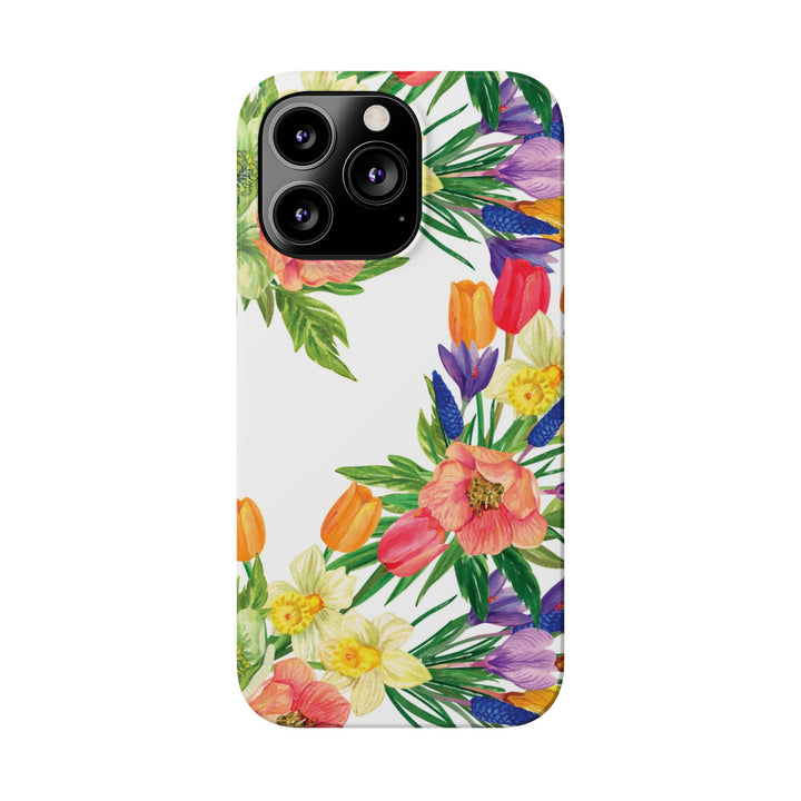 Slim Spring Flowers Gift for Her Cute Phone Cases for Iphone 16 Pro Max | iPhone 15 Case | iPhone 15 Pro Max Case, Iphone 14, 13, 12, 11, 10, 8, 7 - Studio40ParkLane