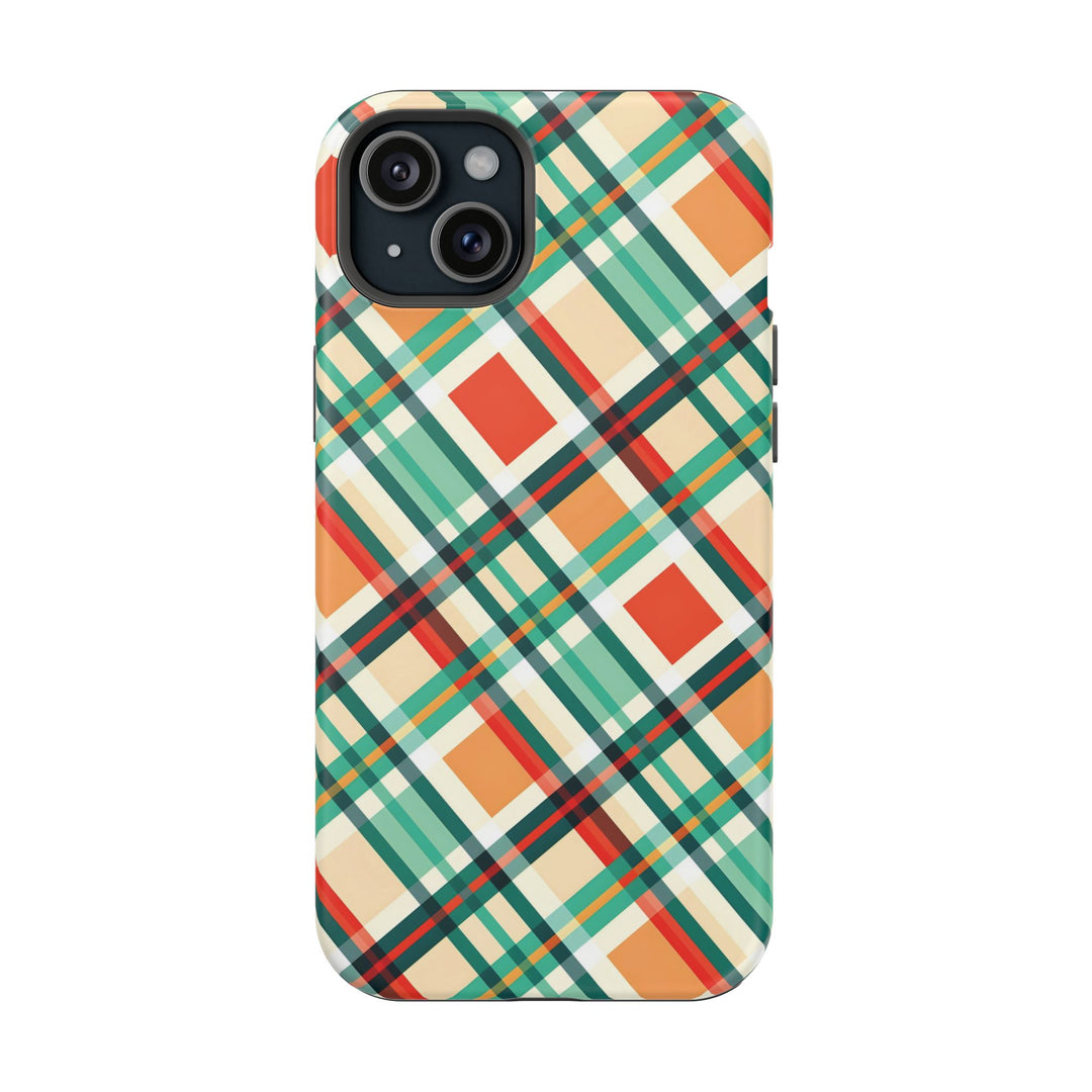 Checkered Plaid Magsafe Gift for Her Cute Phone Case for Iphone, | iPhone 16 | iPhone 15 Pro Max, Iphone 14 Pro Max, 13 12 11 10 9 8 7 - Studio40ParkLane