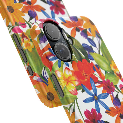 Snap Spring Flowers Cute Phone Cases for Samsung S24, S23, S22, S21, S20, Plus and Ultra, Iphone 16 Pro Max, Iphone 15, 14, 13, 12, 11, 10 - Studio40ParkLane