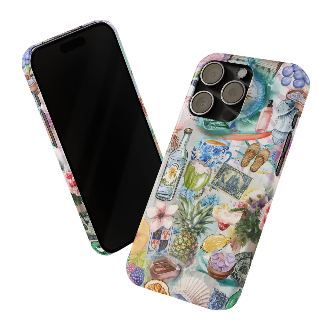 Slim Travel Coquette Collage Slim Cute Phone Cases for Iphone | iPhone 15 Case | iPhone 15 Pro Max Case, Iphone 14, Iphone 14 Pro Max, Iphone 13 - Studio40ParkLane