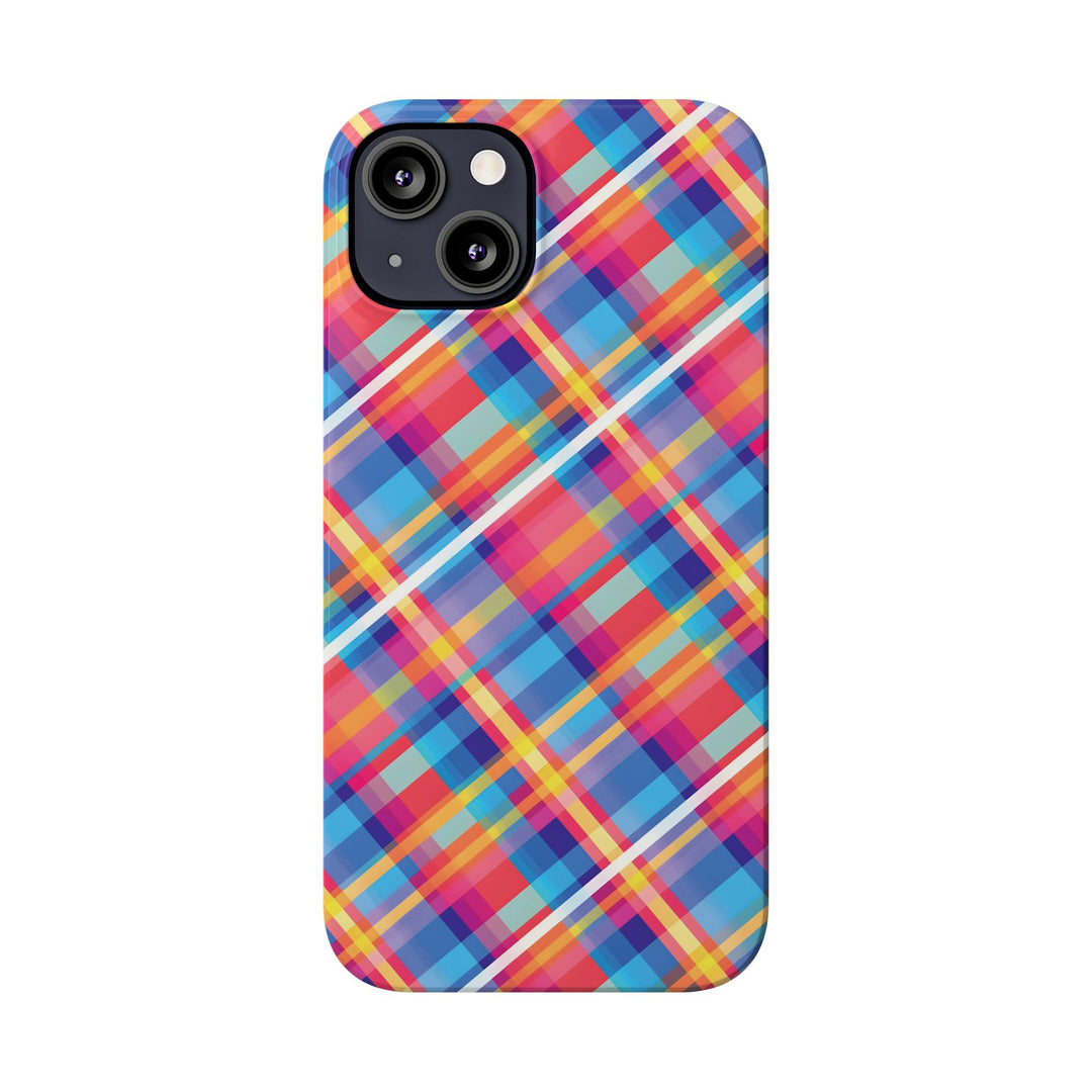 Slim Checkered Plaid Gift for Her Cute Phone Cases for Iphone 16 Pro Max | iPhone 15 Case | iPhone 15 Pro Max Case, Iphone 14, 13, 12, 11, 10, 8, 7 - Studio40ParkLane