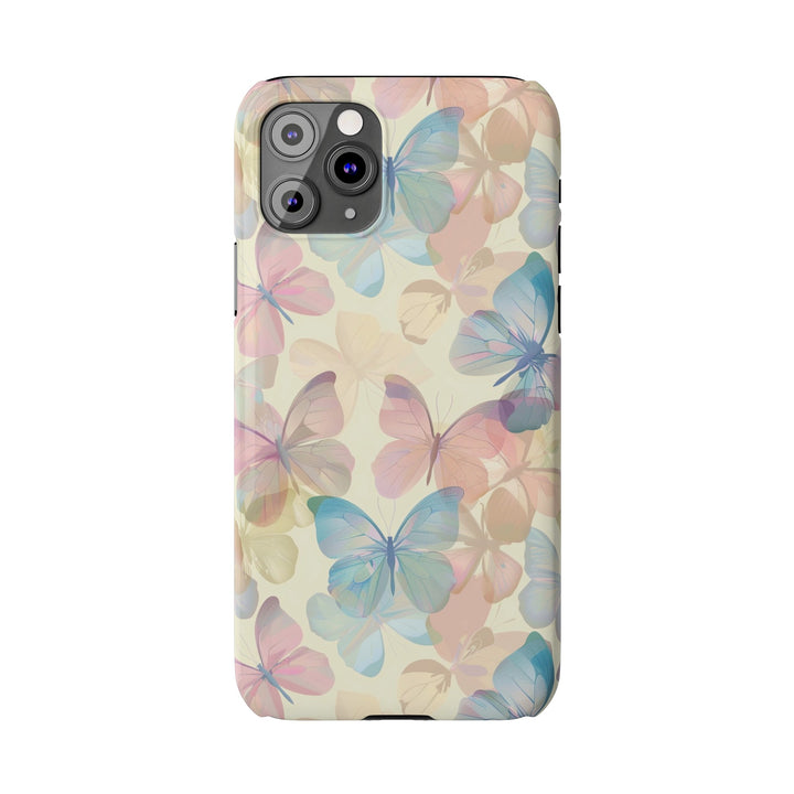 Slim Cute Phone Cases for Iphone - | iPhone 15 Case | iPhone 15 Pro Max Case, Iphone 14 Case, Iphone 14 Pro Max, Iphone 13, Summer Pastel Butterflies - Studio40ParkLane