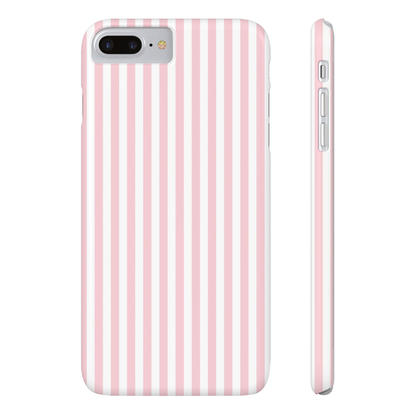 Slim Sweet Pink Striped Cute Phone Case for Iphone 16 - | iPhone 15 Pro Max Case | iPhone 14 Case Iphone 13 12 11 10 9 8 7 X XS Gift for Her