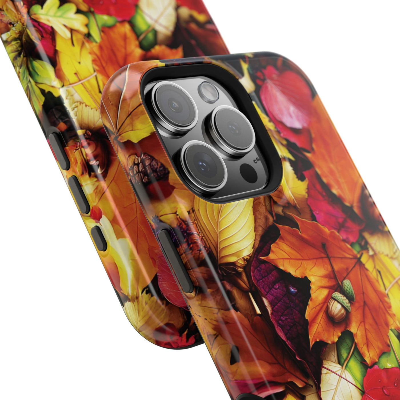 Aesthetic Tough Magsafe Fall Leaves Foliage Phone Case - For iPhone 17 Pro Max iPhone 16 Pro iPhone 15 Iphone 14 Plus 13 Pro 12 11 10 - Studio40ParkLane