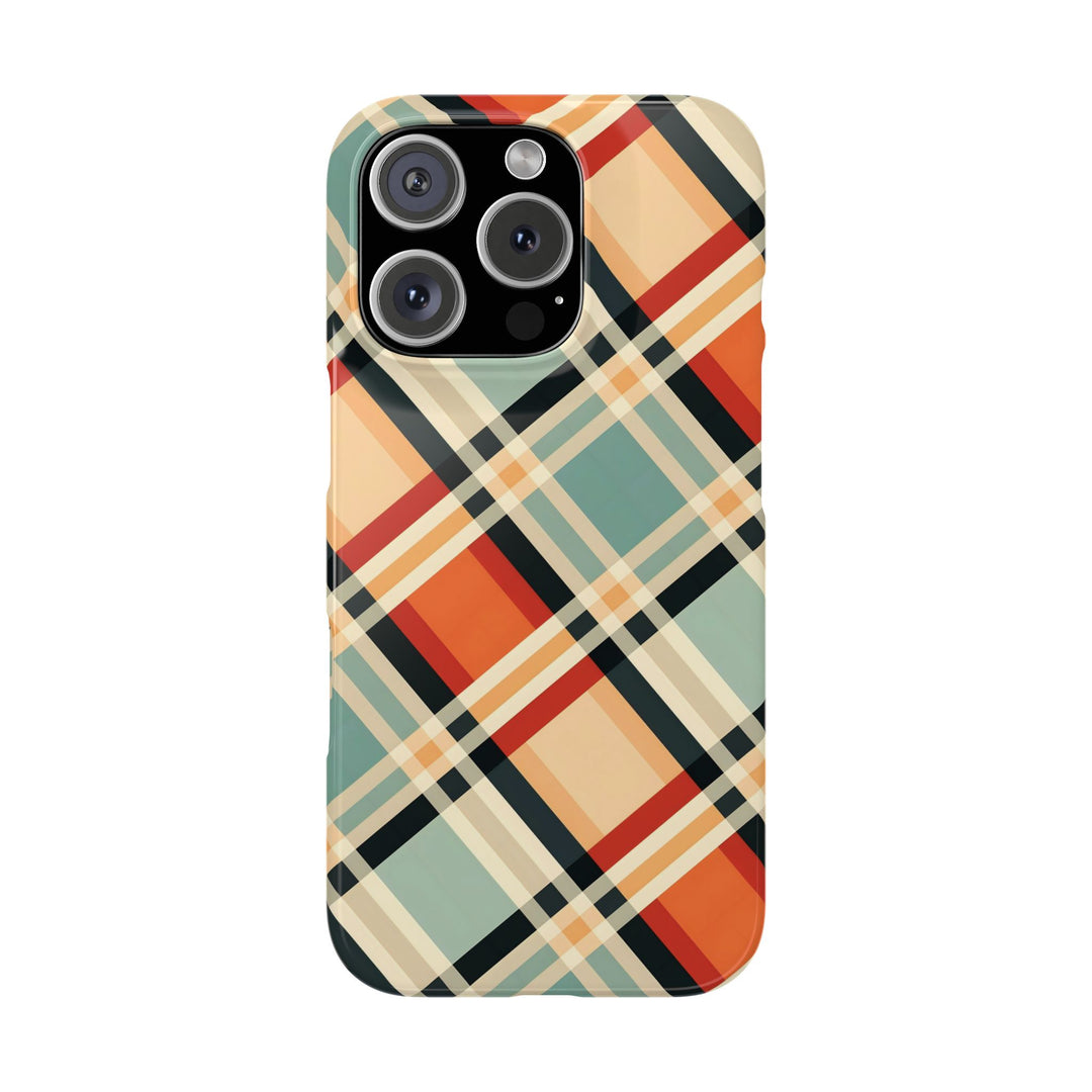 Slim Checkered Plaid Gift for Her Cute Phone Cases for Iphone 16 Pro Max | iPhone 15 Case | iPhone 15 Pro Max Case, Iphone 14, 13, 12, 11, 10, 8, 7 - Studio40ParkLane
