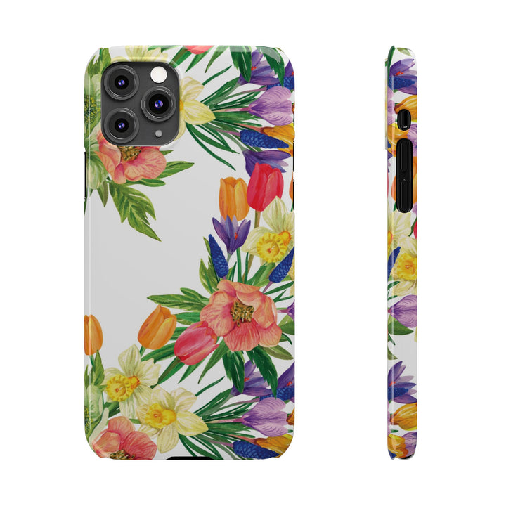 Slim Spring Flowers Gift for Her Cute Phone Cases for Iphone 16 Pro Max | iPhone 15 Case | iPhone 15 Pro Max Case, Iphone 14, 13, 12, 11, 10, 8, 7 - Studio40ParkLane