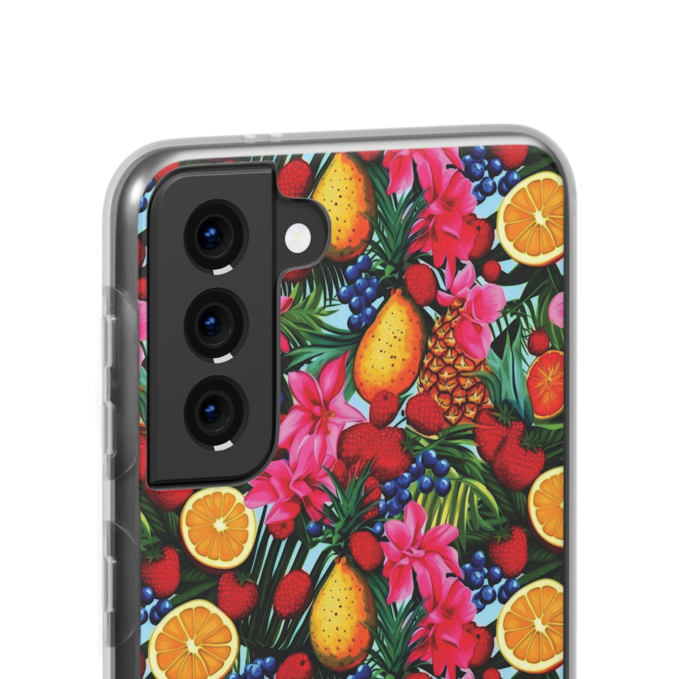 Cute Flexi Phone Cases, For Iphones and Samsung Galaxy Phones, Summer Mixed Fruit, Galaxy S23 Phone Case, Samsung S22 Case, Samsung S21, Iphone 15, Iphone 14, Iphone 13