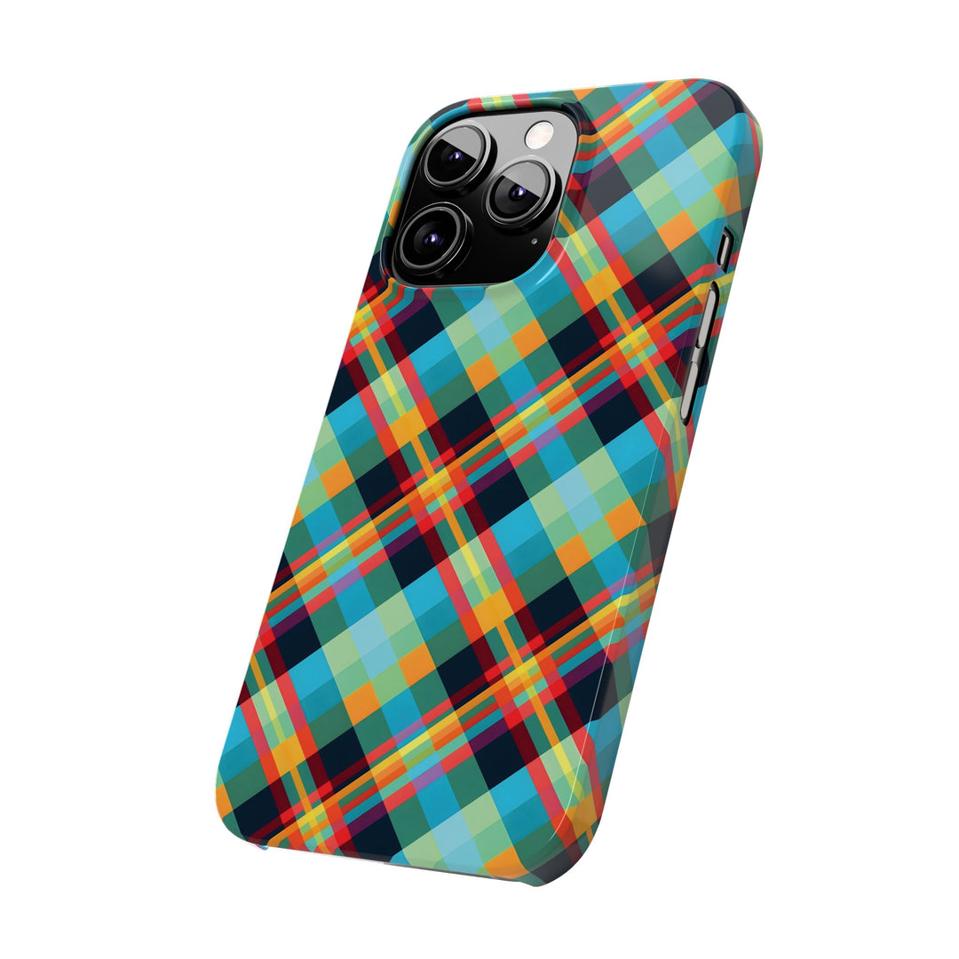 Slim Checkered Plaid Gift for Her Cute Phone Cases for Iphone 16 Pro Max | iPhone 15 Case | iPhone 15 Pro Max Case, Iphone 14, 13, 12, 11, 10, 8, 7 - Studio40ParkLane