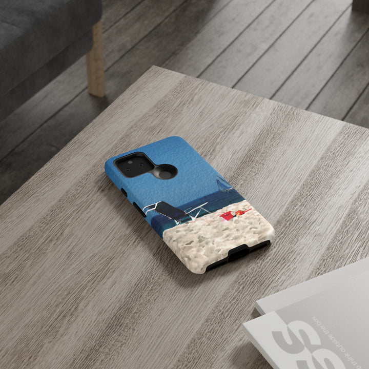 Cute Samsung Case | Cool Iphone Case | Summer Blue Beach Chair, Samsung S24, S23, S22, S21, IPhone 15 Case | Iphone 14 Case, Iphone 13 Case - Studio40ParkLane