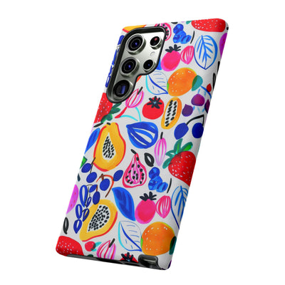 Cute Samsung Phone Case | Aesthetic Samsung Phone Case | Galaxy S23, S22, S21, S20 | Summer Fruit Cocktail, Protective Phone Case