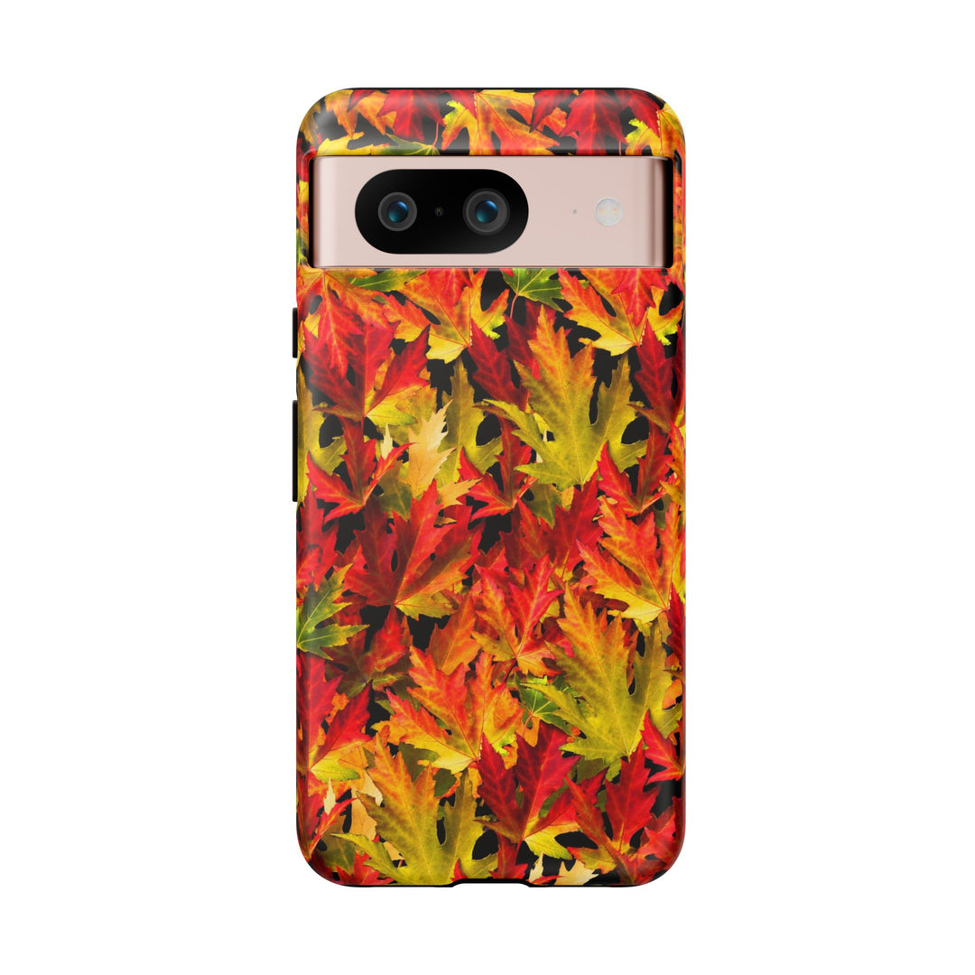 Fall Leaves Impact Resistant, Cute Phone Cases for Samsung S24, S23, S22, S21, IPhone 15 pro Iphone 14 pro Iphone 13 IPhone 12 Iphone 11 - Studio40ParkLane
