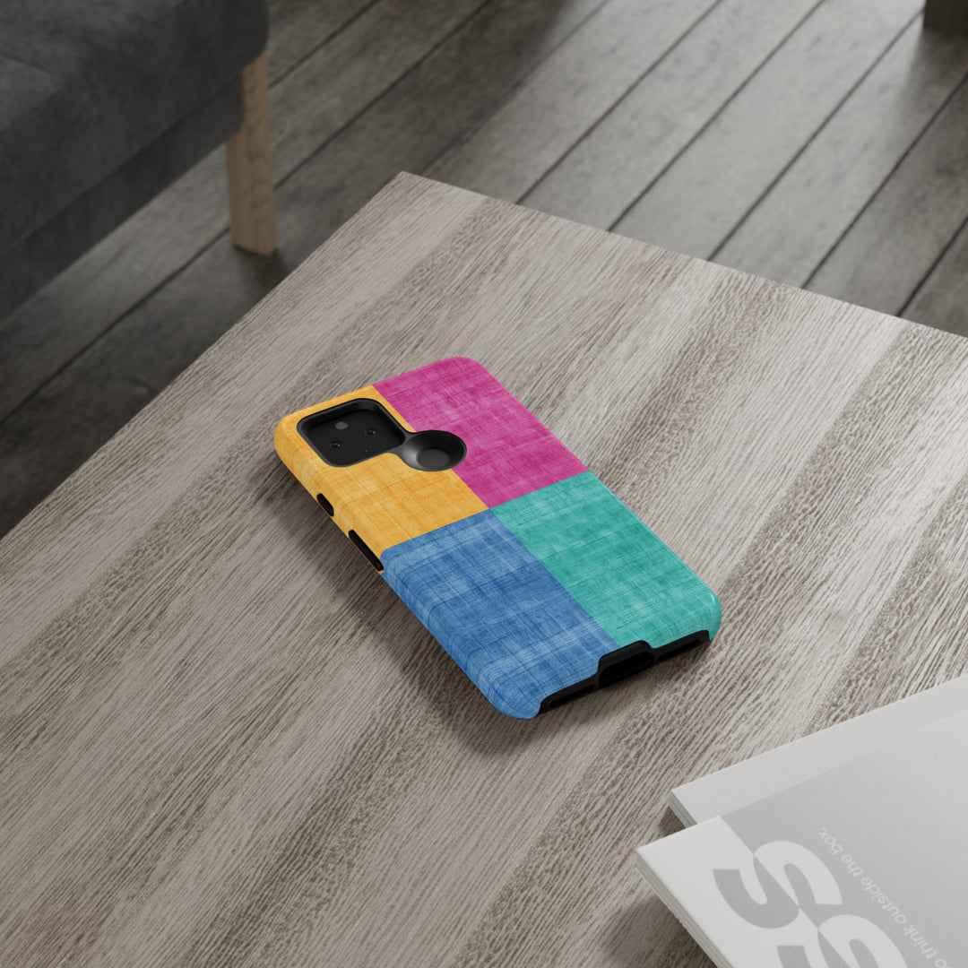 Impact Resistant, Colored Shapes, Cute Phone Cases for Samsung S24, S23, S22, S21, IPhone 15 pro Iphone 14 pro Iphone 13 IPhone 12 Iphone 11 - Studio40ParkLane