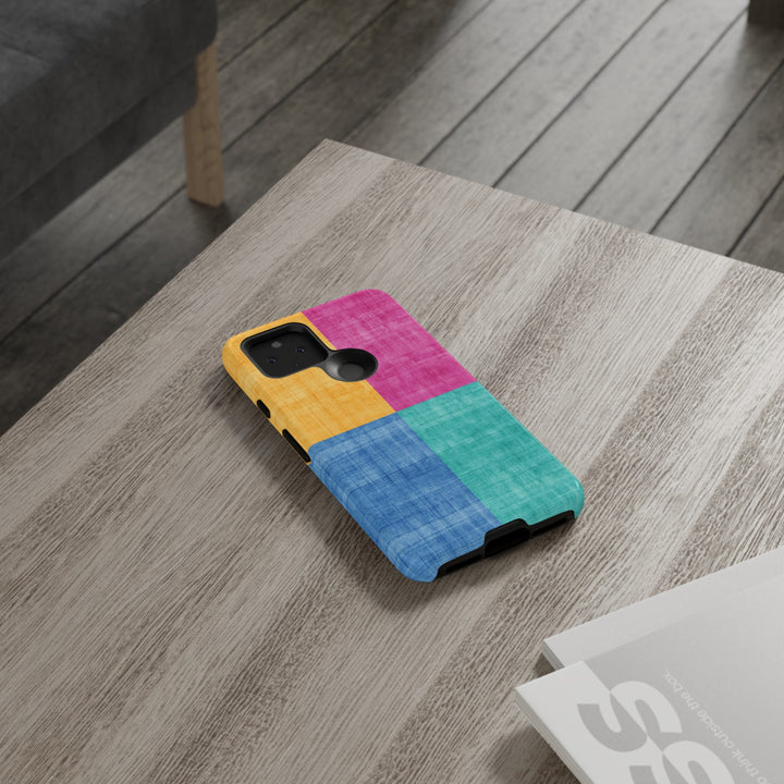 Impact Resistant, Colored Shapes, Cute Phone Cases for Samsung S24, S23, S22, S21, IPhone 15 pro Iphone 14 pro Iphone 13 IPhone 12 Iphone 11 - Studio40ParkLane