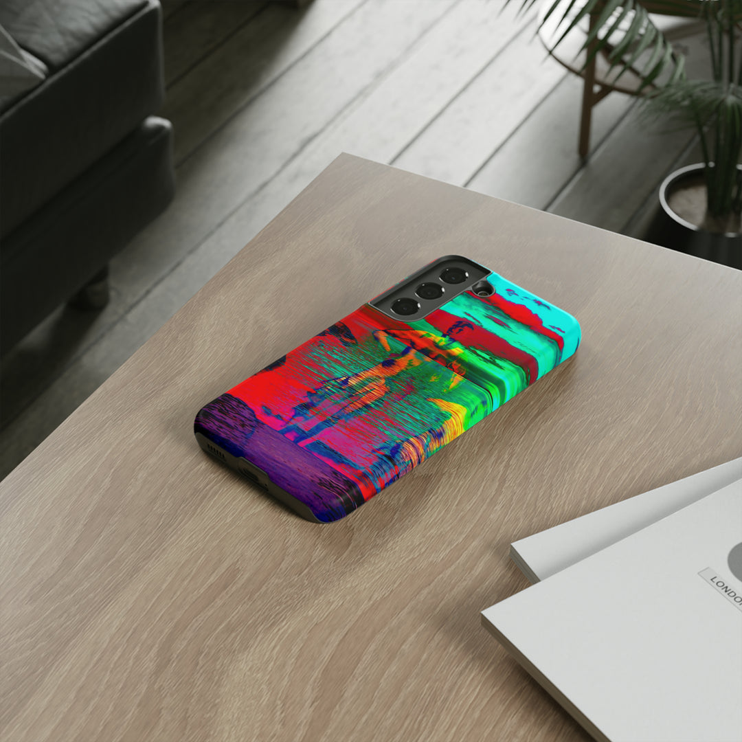 Cute Samsung Phone Case | Aesthetic Samsung Phone Case | Dance Sunset Colorful | Galaxy S23, S22, S21, S20 | Luxury Double Layer | Cool - Studio40ParkLane