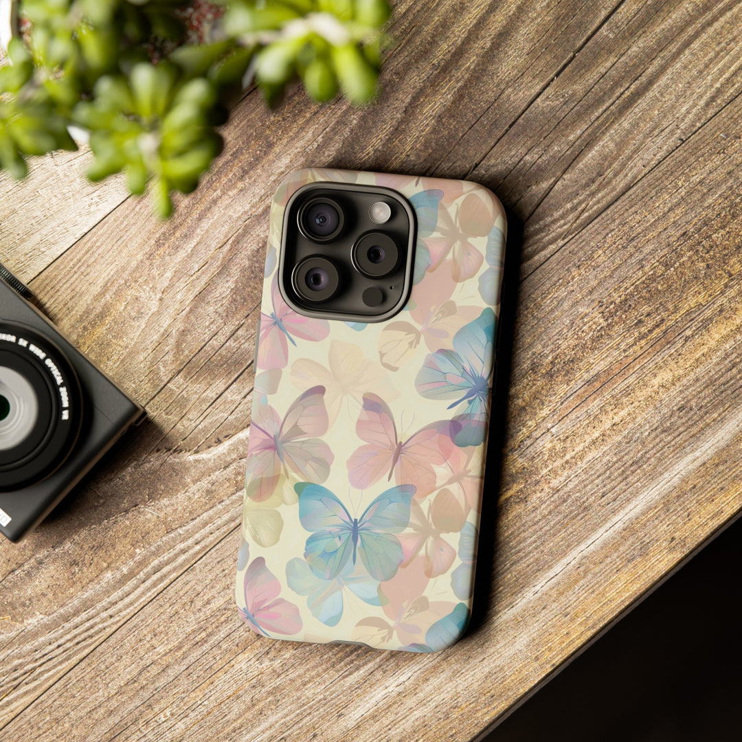Cute Samsung Case | Cool Iphone Case | Summer Pastel Butterflies, Samsung S24, S23, S22, S21, IPhone 15 Case | Iphone 14 Case, Iphone 13 Case - Studio40ParkLane