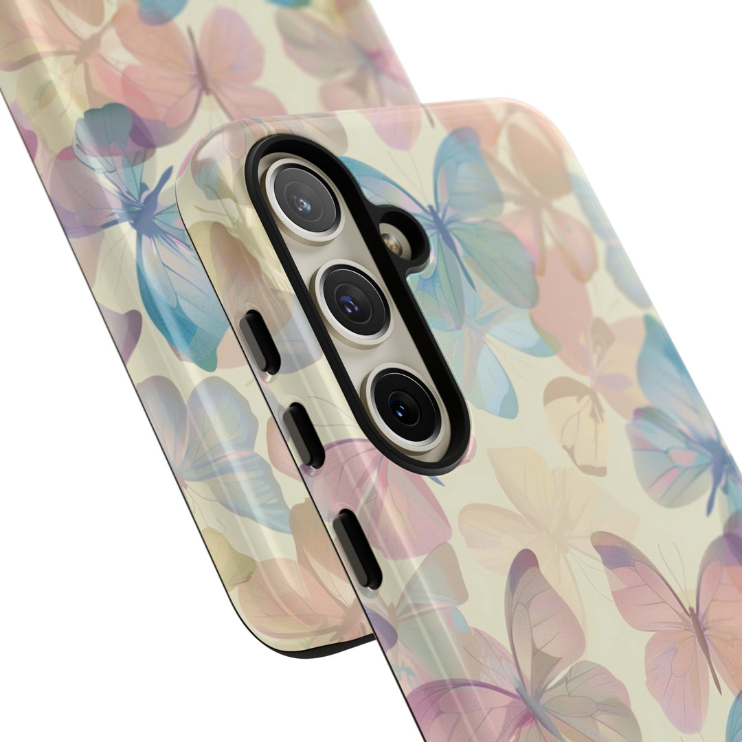 Cute Samsung Case | Cool Iphone Case | Summer Pastel Butterflies, Samsung S24, S23, S22, S21, IPhone 15 Case | Iphone 14 Case, Iphone 13 Case - Studio40ParkLane