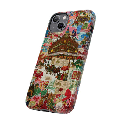 Aesthetic Tough London Coquette Collage Premium Phone Case - For iPhone 17 Pro Max iPhone 16 Pro iPhone 15 Iphone 14 Plus 13 Pro 12 11 10 XR - Studio40ParkLane