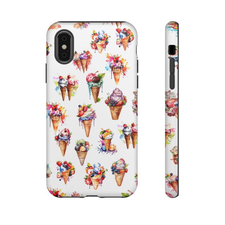 Impact Resistant, Summer Icecream, Cute Phone Cases for Samsung S24, S23, S22, S21, IPhone 15 pro, Iphone 14 pro, Iphone 13 IPhone 12, Iphone 11 - Studio40ParkLane