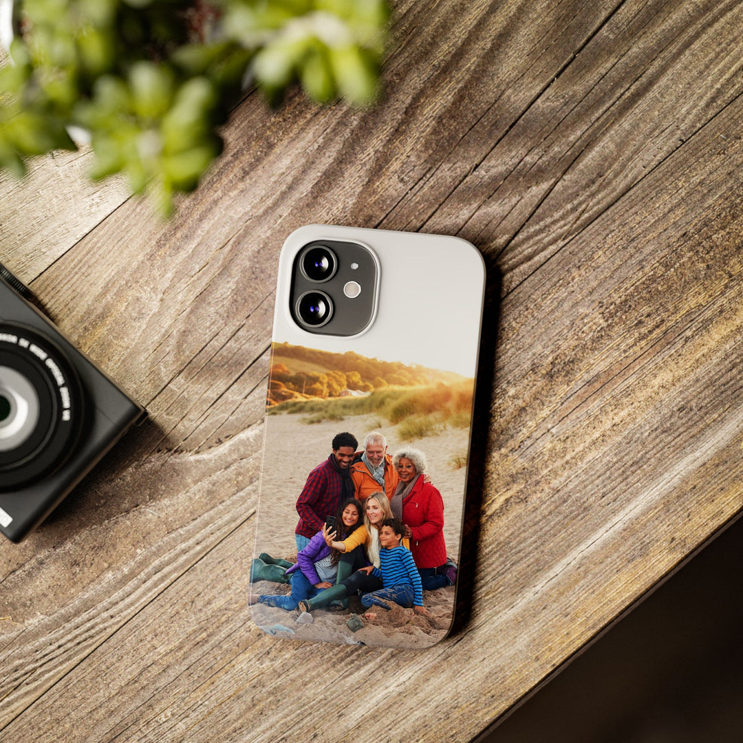 Slim Custom Personalized Family Photo Phone Cases for Iphone 16 | iPhone 15 Case | iPhone 15 Pro Max Case, Iphone 14, Iphone 14 Pro Max, Iphone 13, Slim - Studio40ParkLane