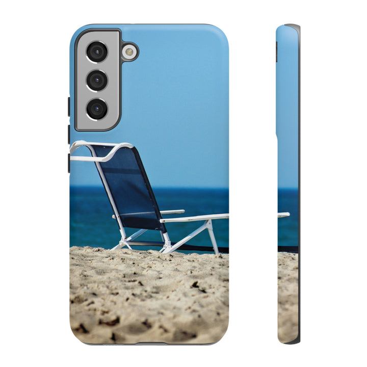 Cute Samsung Case | Cool Iphone Case | Summer Blue Beach Chair, Samsung S24, S23, S22, S21, IPhone 15 Case | Iphone 14 Case, Iphone 13 Case - Studio40ParkLane