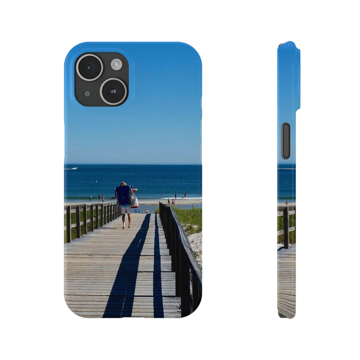 Slim Cute Phone Cases for Iphone - | iPhone 15 Case | iPhone 15 Pro Max Case, Iphone 14 Case, Iphone 14 Pro Max, Iphone 13, Summer Beach Walk - Studio40ParkLane