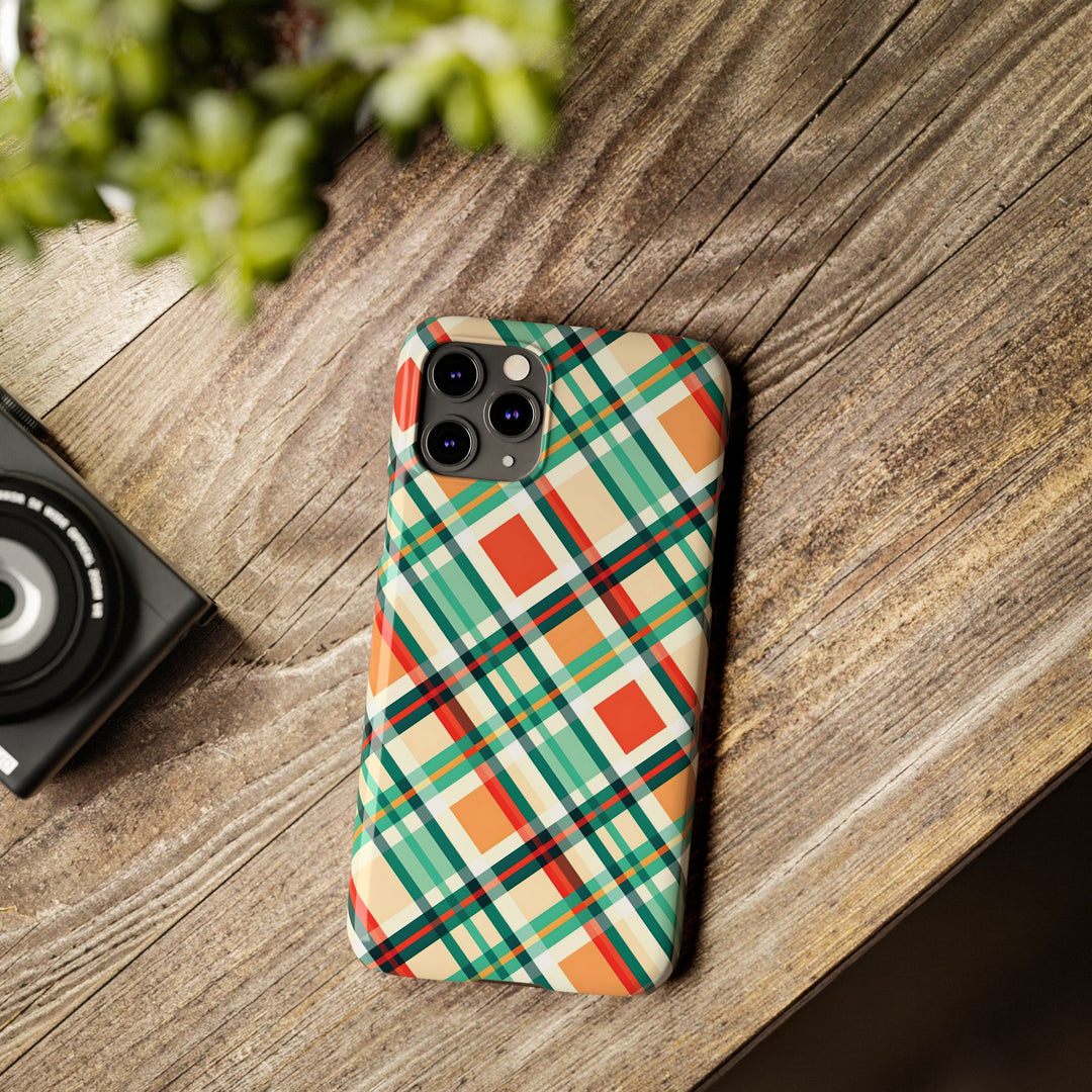 Slim Checkered Plaid Gift for Her Cute Phone Cases for Iphone 16 Pro Max | iPhone 15 Case | iPhone 15 Pro Max Case, Iphone 14, 13, 12, 11, 10, 8, 7 - Studio40ParkLane