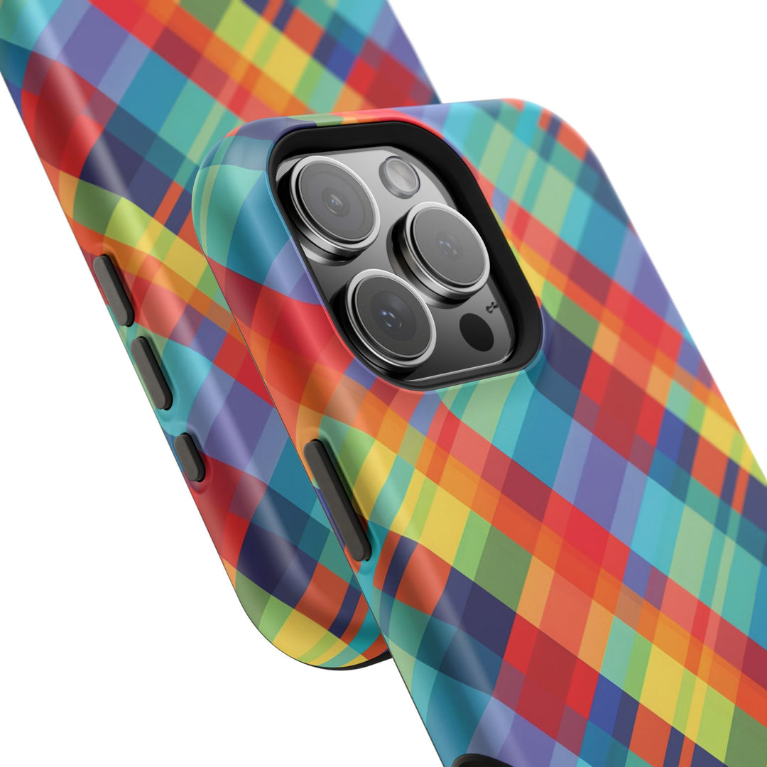 Checkered Plaid Magsafe Gift for Her Cute Phone Case for Iphone, | iPhone 16 | iPhone 15 Pro Max, Iphone 14 Pro Max, 13 12 11 10 9 8 7 - Studio40ParkLane