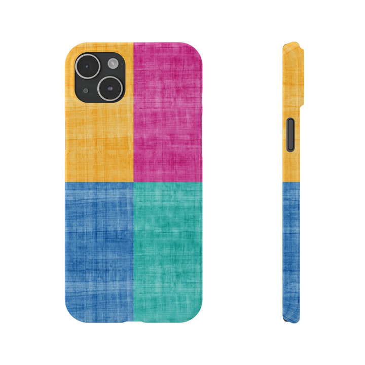 Slim Cute Phone Cases for Iphone | iPhone 15 Case | iPhone 15 Pro Max Case, Iphone 14, Iphone 14 Pro Max, Iphone 13, Abstract Color Blocks - Studio40ParkLane