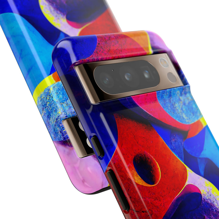 Impact Resistant, Abstract Shapes, Cute Phone Cases for Samsung S24, S23, S22, S21, IPhone 15 pro Iphone 14 pro Iphone 13 IPhone 12 Iphone 11 - Studio40ParkLane