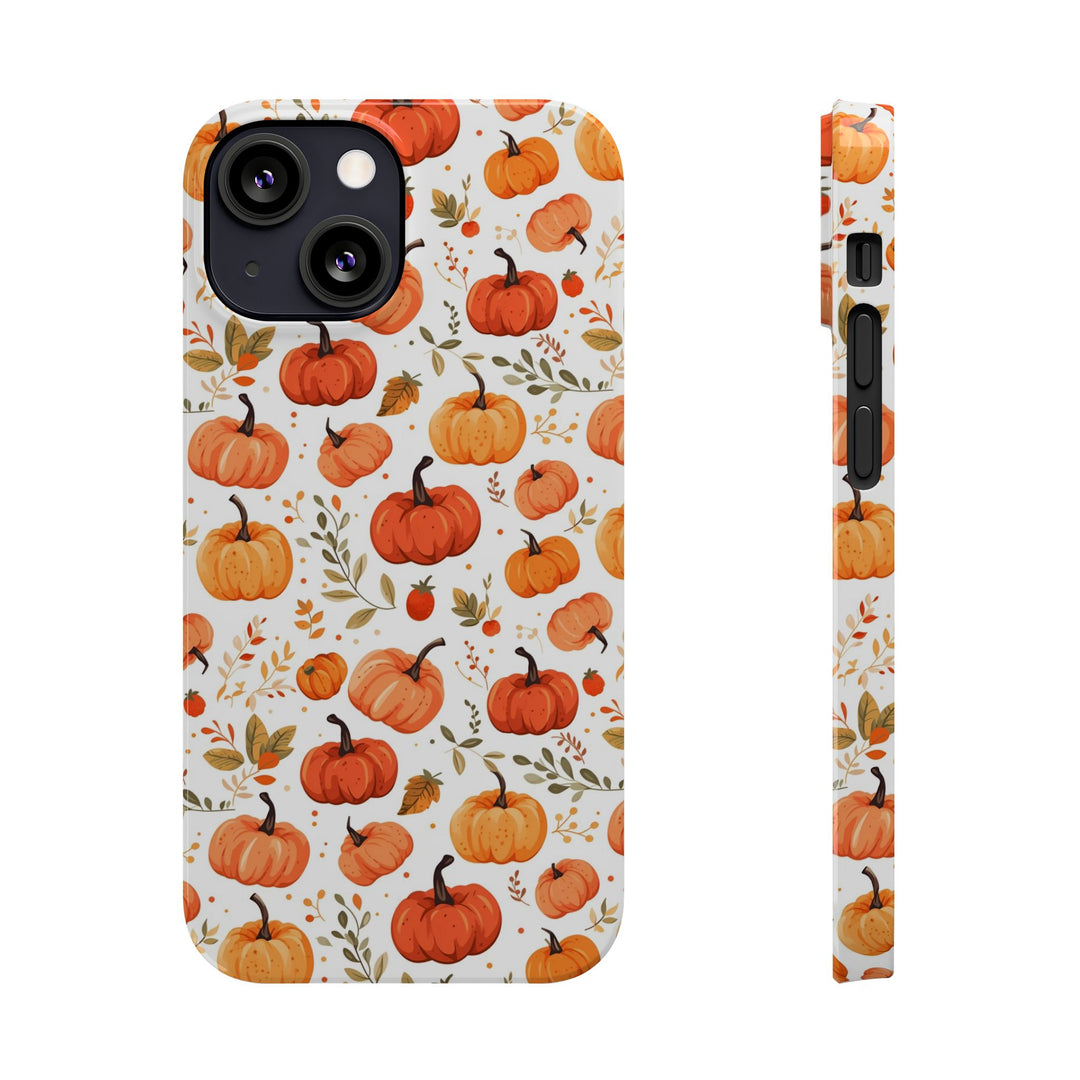 Slim Fall Autumn Pumpkins Gift for Her Cute Phone Cases for Iphone 16 | iPhone 15 Case | iPhone 15 Pro Max Case, Iphone 14, Iphone 14 Pro Max, Iphone 13, Slim - Studio40ParkLane