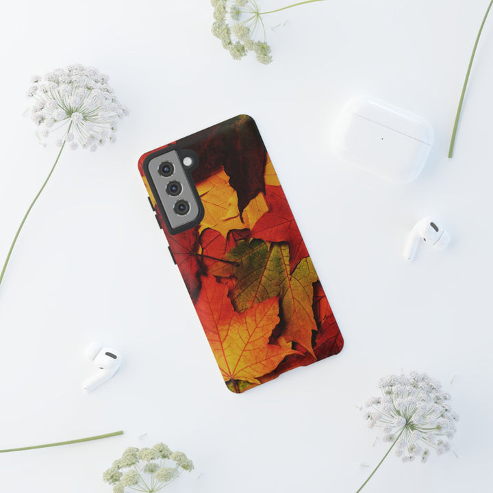 Autumn Fall Leaves Gift Cute Phone Case for, Samsung Galaxy S24, S23, S22, S21, IPhone 16 Case | Iphone 15, Iphone 14, IPhone 13 Case Mom Dad Gift - Studio40ParkLane
