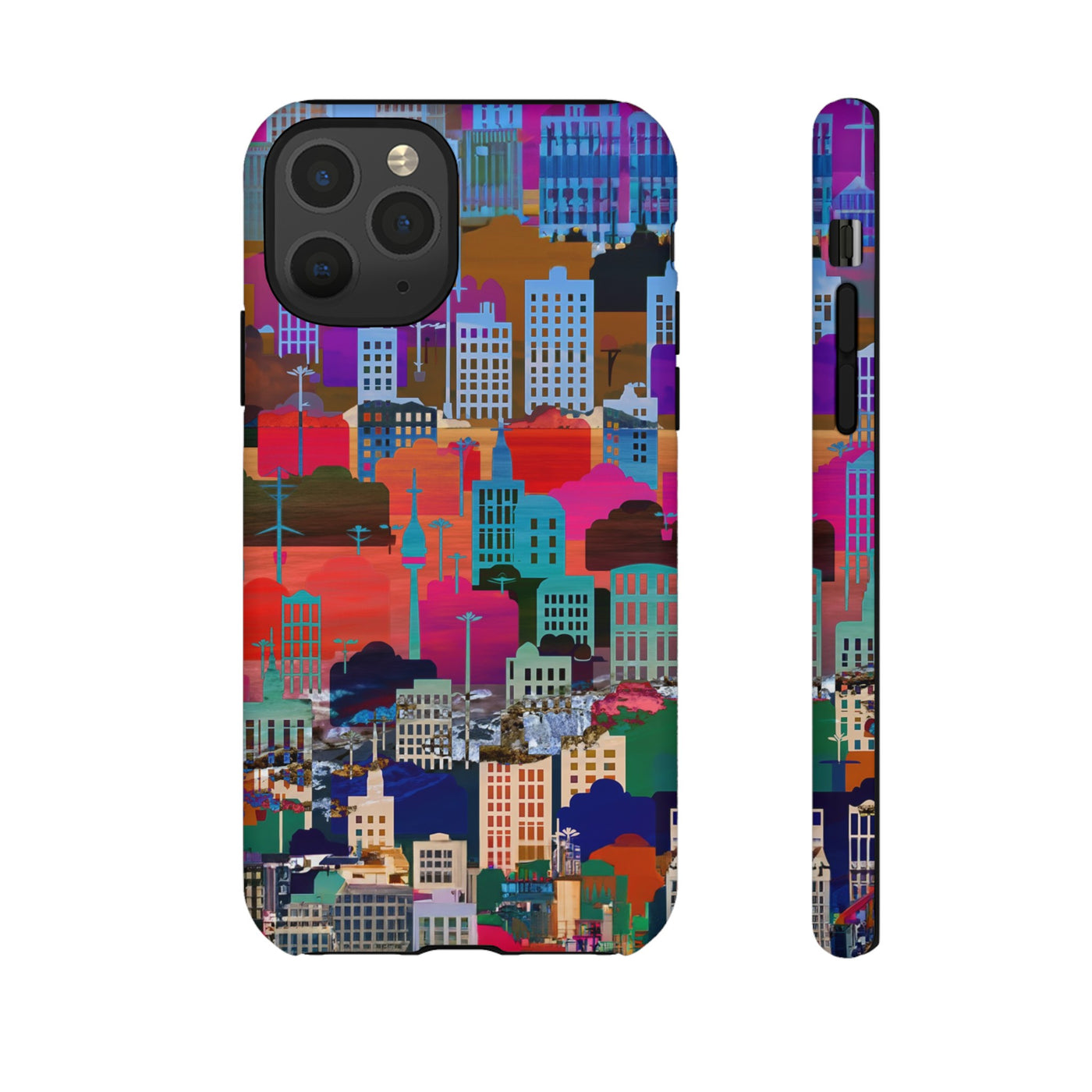 Cute Samsung Case | Cool Iphone Case | Summer City Skyline, Samsung S24, S23, S22, S21, IPhone 15 Case | Iphone 14 Case, Iphone 13 Case