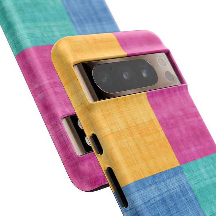 Impact Resistant, Colored Shapes, Cute Phone Cases for Samsung S24, S23, S22, S21, IPhone 15 pro Iphone 14 pro Iphone 13 IPhone 12 Iphone 11 - Studio40ParkLane