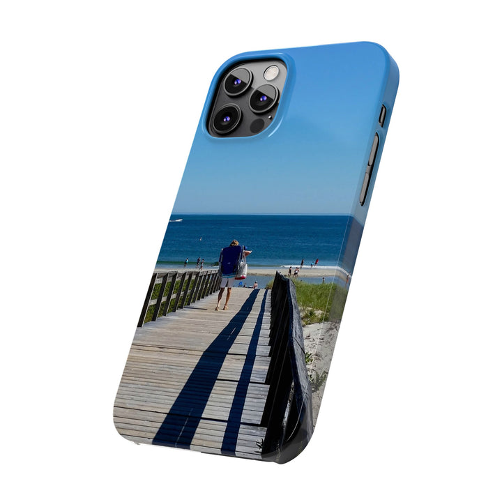 Slim Cute Phone Cases for Iphone - | iPhone 15 Case | iPhone 15 Pro Max Case, Iphone 14 Case, Iphone 14 Pro Max, Iphone 13, Summer Beach Walk - Studio40ParkLane