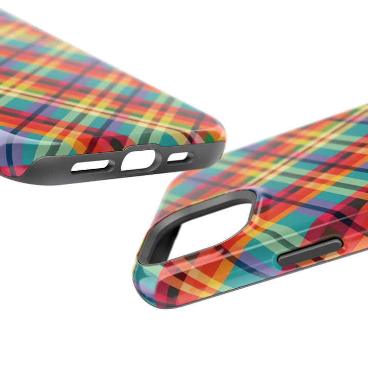 Checkered Plaid Magsafe Gift for Her Cute Phone Case for Iphone, | iPhone 16 | iPhone 15 Pro Max, Iphone 14 Pro Max, 13 12 11 10 9 8 7 - Studio40ParkLane
