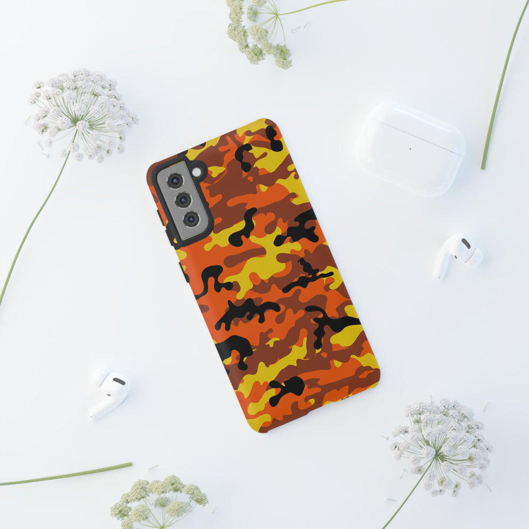 Impact Resistant, Fall camo Camouflage, Cute Phone Cases for Samsung S24, S23, S22, S21, IPhone 15 pro Iphone 14 pro Iphone 13 IPhone 12 Iphone 11 - Studio40ParkLane