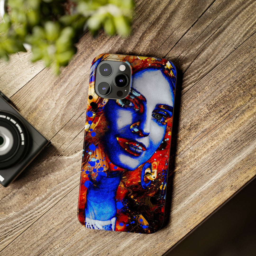 Slim Cute Phone Cases for Iphone - | iPhone 15 Case | iPhone 15 Pro Max Case, Iphone 14 Case, Iphone 14 Pro Max, Iphone 13, Marble Splash Face - Studio40ParkLane