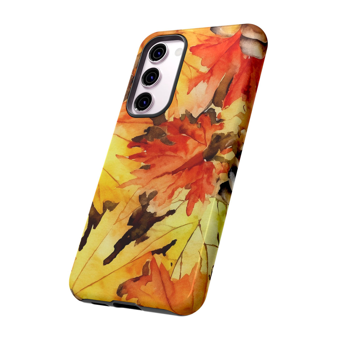 Impact Resistant, Fall Leaves, Cute Phone Cases for Samsung S24, S23, S22, S21, IPhone 15 pro Iphone 14 pro Iphone 13 IPhone 12 Iphone 11 - Studio40ParkLane