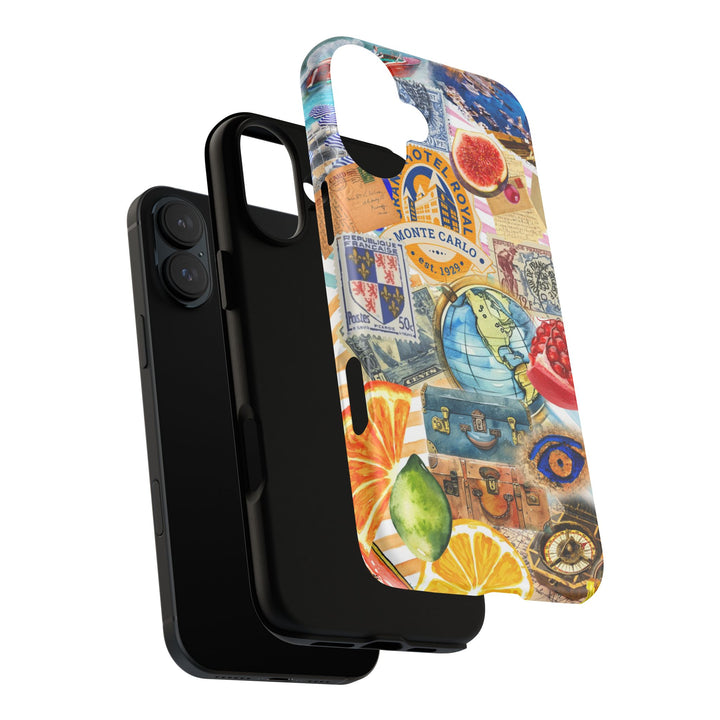 Cute European Summer Collage Phone Case, for IPhone 16 Case | Iphone 15, Iphone 14, IPhone 13 Case, 11 8 7, Samsung Galaxy S24, S23, S22, S21 Extra Protective - Studio40ParkLane