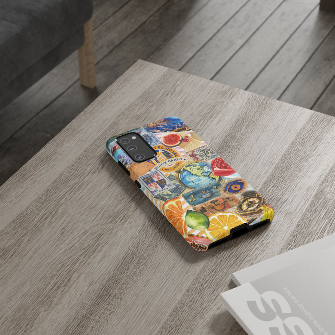 Cute European Summer Collage Phone Case, for IPhone 16 Case | Iphone 15, Iphone 14, IPhone 13 Case, 11 8 7, Samsung Galaxy S24, S23, S22, S21 Extra Protective - Studio40ParkLane