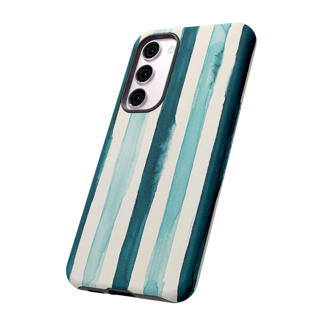 Tough Cute Green Stripes Phone Case, for IPhone 17 Pro Max | Iphone 17 Air, Iphone 16, IPhone 15, 14 13 12, Samsung Galaxy S26, S25, S24, S23