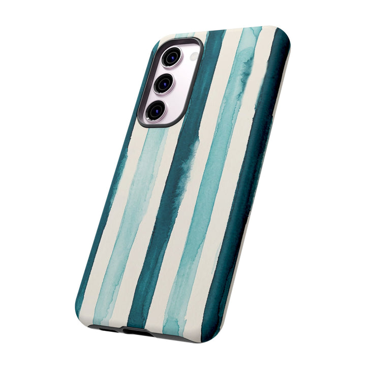 Tough Cute Green Stripes Phone Case, for IPhone 17 Pro Max | Iphone 17 Air, Iphone 16, IPhone 15, 14 13 12, Samsung Galaxy S26, S25, S24, S23