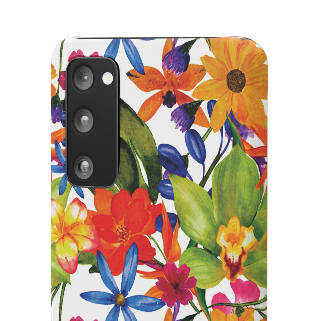 Sleek Snap Colorful Flowers Cute Phone Case for iPhone 16 15 14 13 12 11 X Xs Max Xr Pro Plus Samsung Galaxy S24 S23 S22 S21 S20 Note Ultra