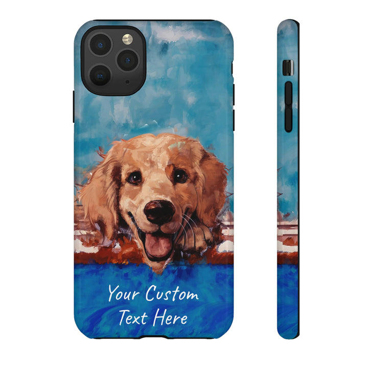 Personalize this Cute IPhone Case | Golden Retriever Dog iPhone Case, iPhone 15 Case | iPhone 15 Case, Iphone 14 Case, Iphone 14 Pro Max Case - Studio40ParkLane