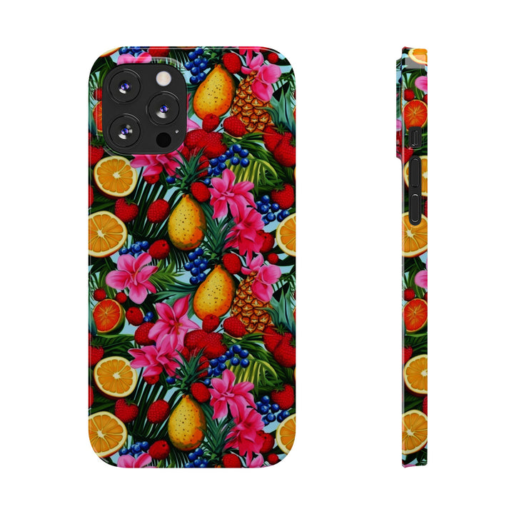 Slim Cute Phone Cases for Iphone - | iPhone 15 Case | iPhone 15 Pro Max Case, Iphone 14 Case, Iphone 14 Pro Max, Iphone 13, Summer Mixed Fruit - Studio40ParkLane