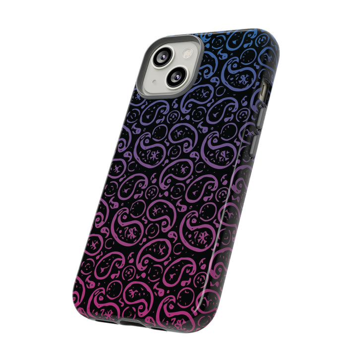Cute IPhone Case | iPhone 15 Case | iPhone 15 Pro Max Case, Iphone 14 Case, Iphone 14 Pro Max Case IPhone Case for Art Lovers, Paisley Blue Pink - Studio40ParkLane