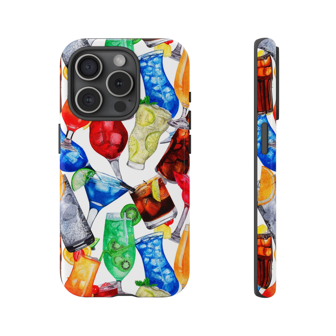 Cute Samsung Case | Cool Iphone Case | Summer Fruit Cocktail, Samsung S24, S23, S22, S21, IPhone 15 Case | Iphone 14 Case, Iphone 13 Case - Studio40ParkLane