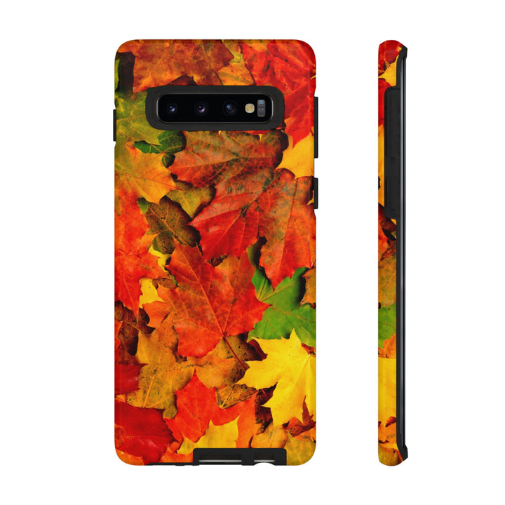 Fall Leaves Impact Resistant, Cute Phone Cases for Samsung S24, S23, S22, S21, IPhone 15 pro Iphone 14 pro Iphone 13 IPhone 12 Iphone 11 - Studio40ParkLane